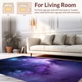 thumbnail image 2 of ODIKA 8' x 10' Machine Washable Non-Slip Area Rug, Cosmic Nebula High Traffic Rug, Purple, 215496, 2 of 7