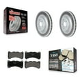 thumbnail image 1 of Transit Auto Front Coated Disc Brake Rotors and Ceramic Pads Kit for Car 2018-2020 Subaru WRX STI KGT-102941, 1 of 11
