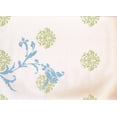 thumbnail image 2 of Cerulean Bleu Olive Vert Abstrait Damas Vigne Rouleaux Beige Papier Peint Bord Design Rétro, Rouleau 15' x 18", 2 of 3