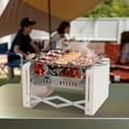 thumbnail image 2 of Patiojoy Portable Charcoal Grill Folding BBQ Grill with Dishwasher-safe Grill Grids Foldable Body & Charcoal Box, 2 of 9