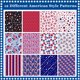 thumbnail image 5 of Rollo de tela Ganeen Cotton Jelly Patriotic, 60 unidades, 100 x 6,5 cm, 5 of 7