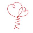 thumbnail image 1 of Event & Party Mini Tree Top Decoration for Valentine's Day Sparkling Heart Hat Home, 1 of 8