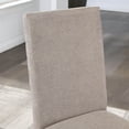 thumbnail image 4 of Furniture of America Monte Transitional Fabric Indoor Side Chairs, Gray (Set of 2), 4 of 7