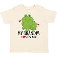 thumbnail image 3 of Inktastic Grandpa Loves Me Frog Boys or Girls Toddler T-Shirt, 3 of 5