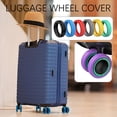 thumbnail image 3 of BEAIT Lage Whl Covers, 4PCS Sile Suitcase Whl Covers, Sho-proof Fast~, 3 of 5