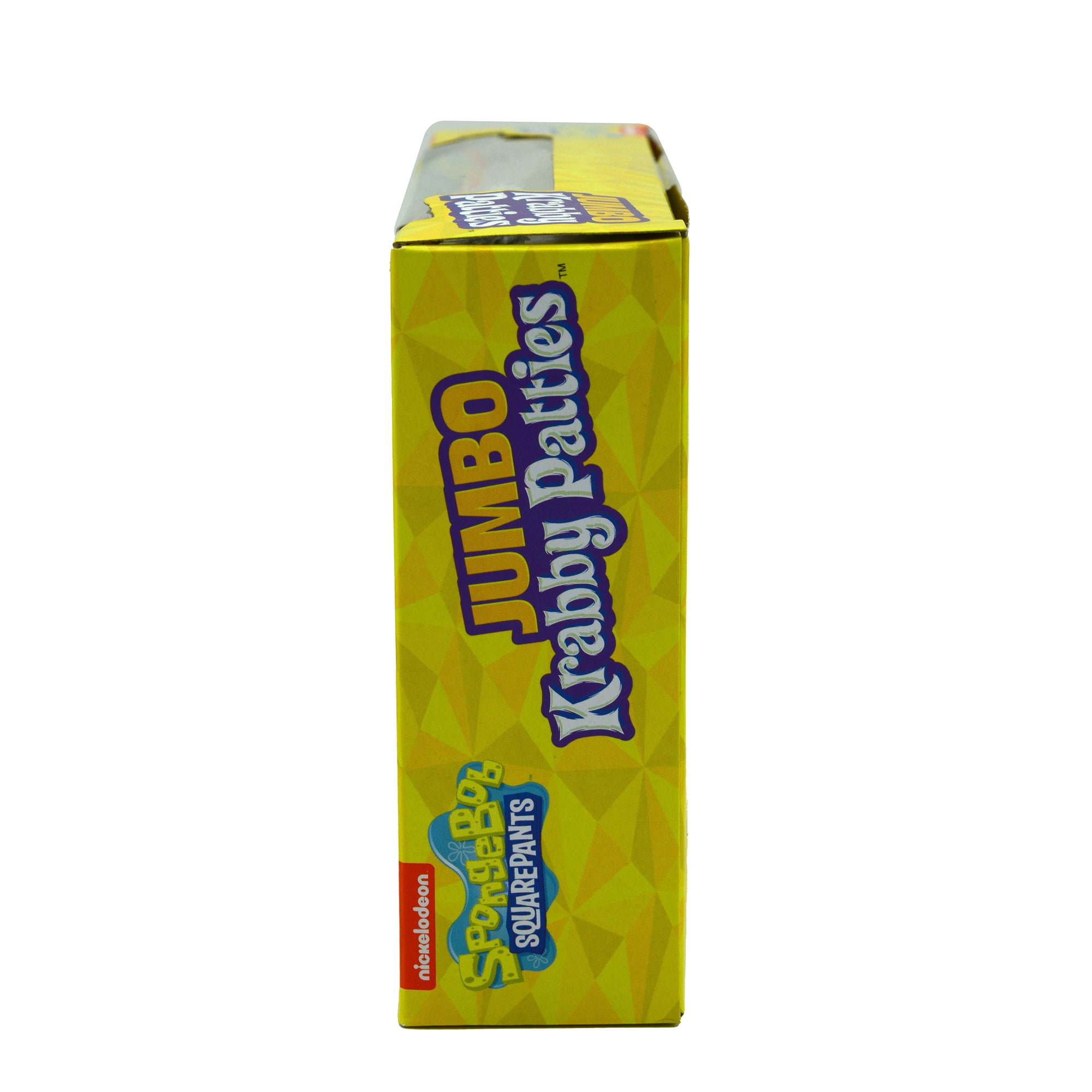 (4 pack) Frankford SpongeBob SquarePants Jumbo Krabby Patty Gummy Candy Assorted Fruit Flavor, Everyday, 5.92 oz