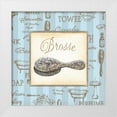 thumbnail image 3 of Charlene Audrey 20x20 White Modern Wood Framed Wall Art Titled - Bleu Beaute Feminine II, 3 of 5