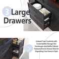 thumbnail image 6 of IFGET 60" Tall Storage Cabinet Farmhouse, Wood Buffets & Sideboards with 9 Drawers 3 Sizes Colloection for Kitchen Dining Room, 6 of 6