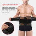 thumbnail image 4 of Cinturón abdominal, cinturón transpirable para hombres, cinturón ultra adelgazante de cintura, faja de cintura diseñada con precisión, 4 of 14