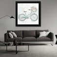thumbnail image 3 of Cynthia Coulter 20x20 Black Modern Wood Framed Wall Art Titled - Vintage Bike w/flower basket I, 3 of 6