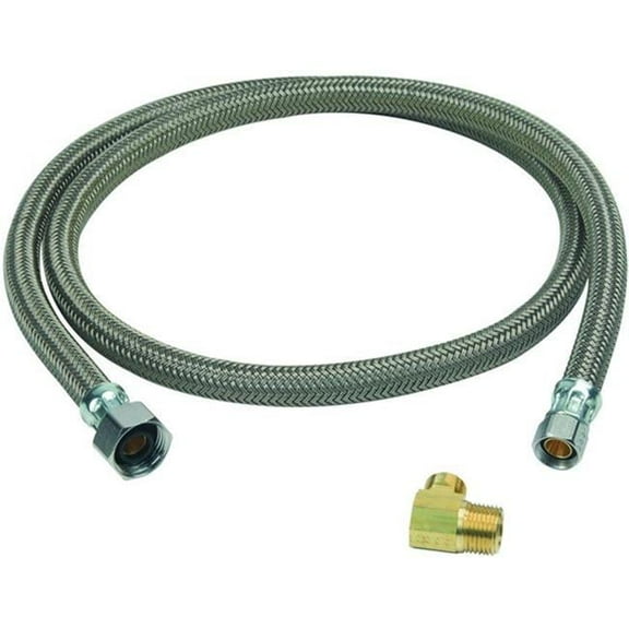 0.37 in. Polymer Braided Dishwasher Conncector