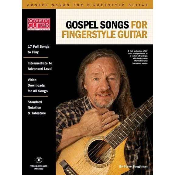 Gospel Songs for Fingerstyle Guitar: Acoustic Guitar Private Lessons Series, (Paperback)