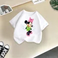 thumbnail image 3 of Marca Linda Minnie Verano Niños Camiseta de Algodón Lindo Dibujos Animados de Disney Niños Niñas Moda Casual Camiseta de Cuello Redondo Ropa para Niños, 3 of 5