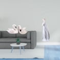 thumbnail image 2 of Figura de cisne de resina, adorno de escritorio, figura de niña, moderna y resistente, hecha a mano en resina, ideal para coleccionistas, regalo para, 2 of 8