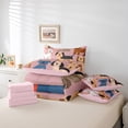 thumbnail image 6 of jejeloiu Cartoon Cute Dogs 7 Pieces Bedding Comforter Set,Kawaii Puppy Dogs Full Bedding Set,Pet Animal Lovers Fitted Sheet Flat Sheet For Girl Boy,Ultra Soft Home Decor Reversible, 6 of 8