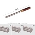thumbnail image 3 of Guitar Fret Dressing Metal File with 3 Size Edges Wooden Handle Guitar Maintenance Tool Luthier Tool, 3 of 6
