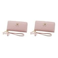 thumbnail image 4 of ZheElen Trendy Card Holder Wallet For Women Essential Accessory For Every Occasion pink 2Set, 4 of 6