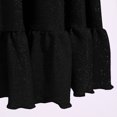 thumbnail image 4 of IBTOM CASTLE Teen Girl Sparkly Long Sleeve Formal Party Dress Junior Christmas Halloween Glitter Holiday Dress Tween Fancy Birthday Sneaker Ball Gown 11-12 Years Black, 4 of 7