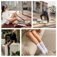 thumbnail image 7 of Socks Women, Long Winter Thigh High Boot Scrunch Socks, Warm Soft Slouchy Socks for Women Size 5-11, 7 of 7