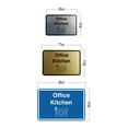 thumbnail image 2 of Classic Framed Office Kitchen Sign (Brushed Silver) - Small, 2 of 5