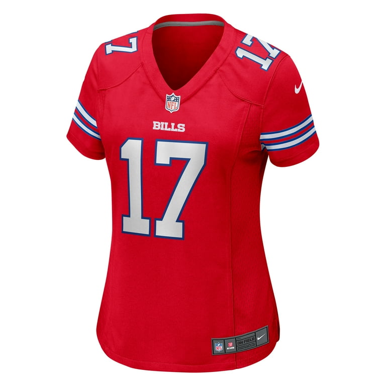 Red Buffalo Bills Jersey Color Rush Women's Nike Josh Allen Red
