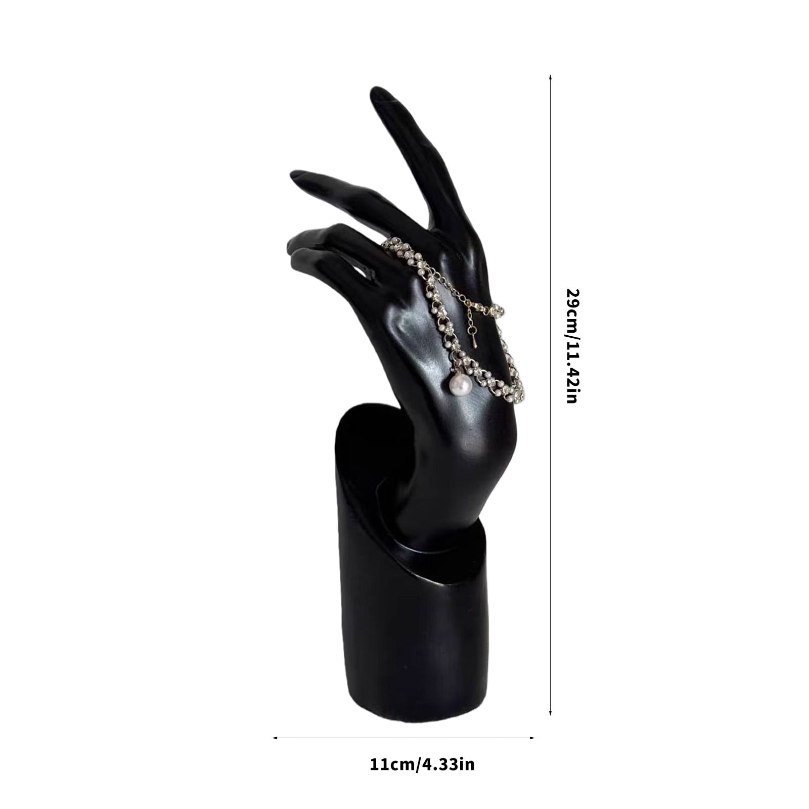 Elegant Female Hand Mannequin Jewelry Storage Display Stand Accessory for Necklace Showcasing Home Organization