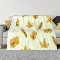 thumbnail image 1 of Leaves Foliage Maple Trees Blanket, Fluffy Soft Cozy Blanket Flannel Plush Microfiber Couch Throw, Bedding, 60"x50", 1 of 7