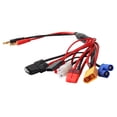 thumbnail image 1 of B6 Cable de carga TRX XT60 T Enchufe Puerto macho 4.0mm Cable de cabeza de plátano Adaptador de cargador RC tholdsy WJ3164-00, 1 of 7