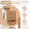 thumbnail image 4 of Cinta de kinesiología GJUMP Original, de algodón, elástica, 40 tiras, 4 of 7