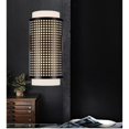 thumbnail image 1 of CWI Lighting Checkered Collection 2 Light Wall Sconce Black Finish, 1 of 3