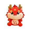 thumbnail image 2 of Juguete de dragón, animal de peluche de dragón, novedad, ligero y cómodo, muñeco de dragón para Rojo 58cm, 2 of 9