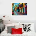 thumbnail image 5 of PRATYUS  Mexican Village Painting, Mexican Art Prints, Mexican Art Decor, Mexican Art Poster, Mexican Folk Art, Mexican Wall Art, Modern Mexican Art 20x16in, 5 of 6