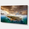 thumbnail image 2 of Great Ocean Road Australia Blue - Large Seascape Art Canvas Print, 2 of 3