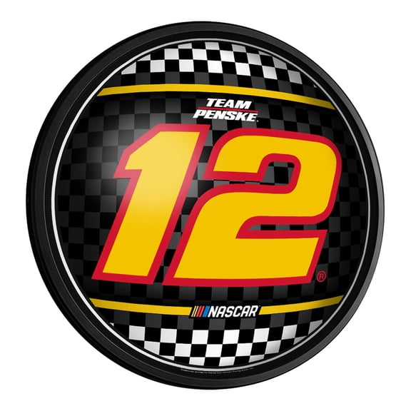 Ryan Blaney 18'' Round Slimline Illuminated Wall Sign