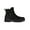 Black, variant on BOGS Women's Holly Zip Leather Waterproof Rain Boot Black - 72840-001 BLACK