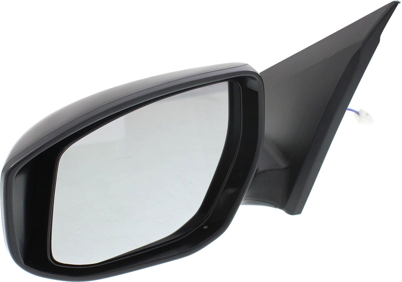 Mirror Compatible With 2013-2018 Nissan Sentra Left Driver Side Textured Black Kool-Vue
