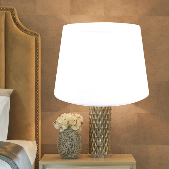 HEMOTON Lamp Shade Shades for Table Lamps Cream Light Lampshades White