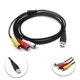 thumbnail image 4 of Cable USB macho a 3 RCA macho Adaptador de sonido Video Transmisión de Señal para TV DVD 1080p Magideal Cable USB macho a 3 RCA macho, 4 of 6