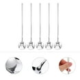 thumbnail image 2 of Miangastore 5 Pcs Coffee Stir Spoon Silver 401 Stainless Steel for Friends in Dessert Shop Use, 2 of 9