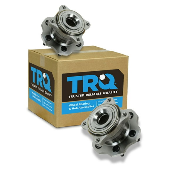 TRQ Wheel Bearing & Hub Assembly Rear Pair Set for 05-12 Nissan Pathfinder NEW BHA53708