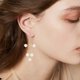 thumbnail image 3 of Pendientes colgantes de joyería con decoración de perlas artificiales de lujo para mujer, 3 of 8