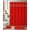 Red, variant on 18 Pieces Shower Curtain with Matching Fabric Hook, Embroidery Bath Mat,Contour Rug and Towel Set