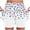A White, variant on Skorts for Woman with Pockets High Waist Tummy Control Lightweight Casual Printed Summer Tennis Golf Yoga Skirt