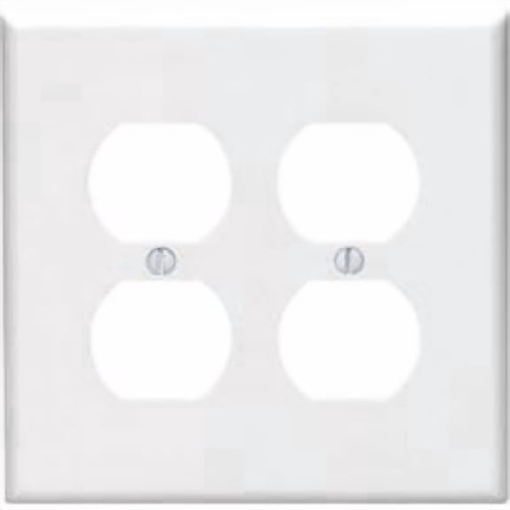Leviton Mid-Way Outlet Wall Plate - Pack of 12 Bulk Value Case