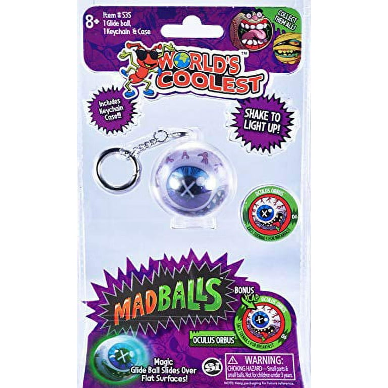 World's Coolest: Mad Balls Glider Keychain (Random Style