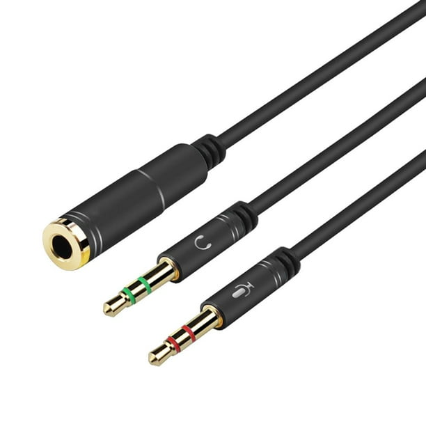 3.5mm Jack Smartphone Headphone Splitter cable 1 Female to 2 Male Stereo Audio Y Splitter Cable