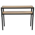 thumbnail image 2 of Holmby Collection Wood Grain Finish Console Table with Metal Legs, 2 of 2