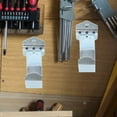 thumbnail image 3 of 2 Pcs Tool Hook Pegboard for Shop Utility Hooks Wall Mount Clothing Rack Garage Pegs, 3 of 6