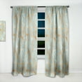 thumbnail image 2 of Designart 'Metallic Golden Luxury Geometrics XII IV' Mid-Century Modern Curtain Panel, 2 of 5