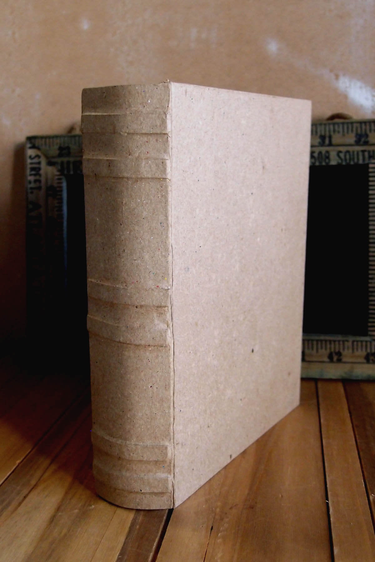 6 Pieces of Paper Mache Book Box 6 x 7.75 inches